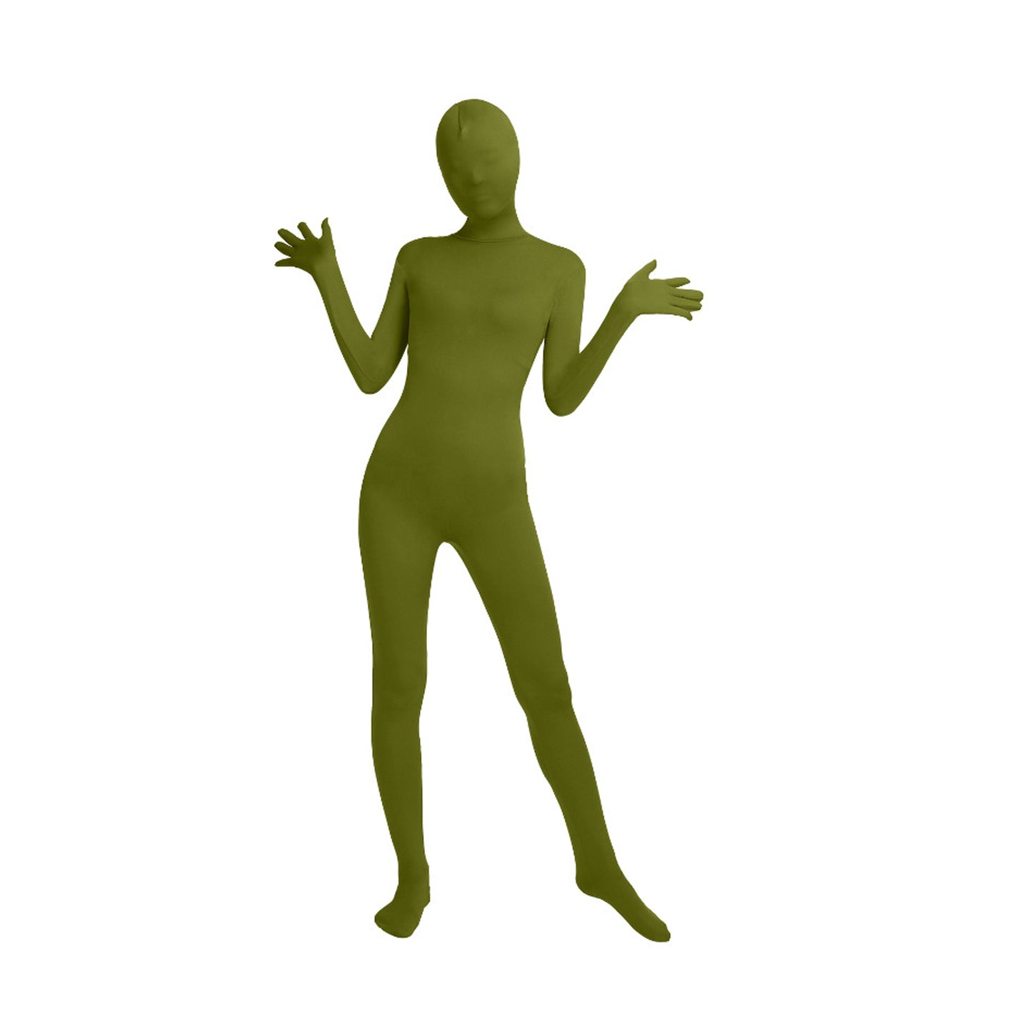 Solid Color Full Cover Lycra Spandex Zentai Bodysuit (Pack of 2)
