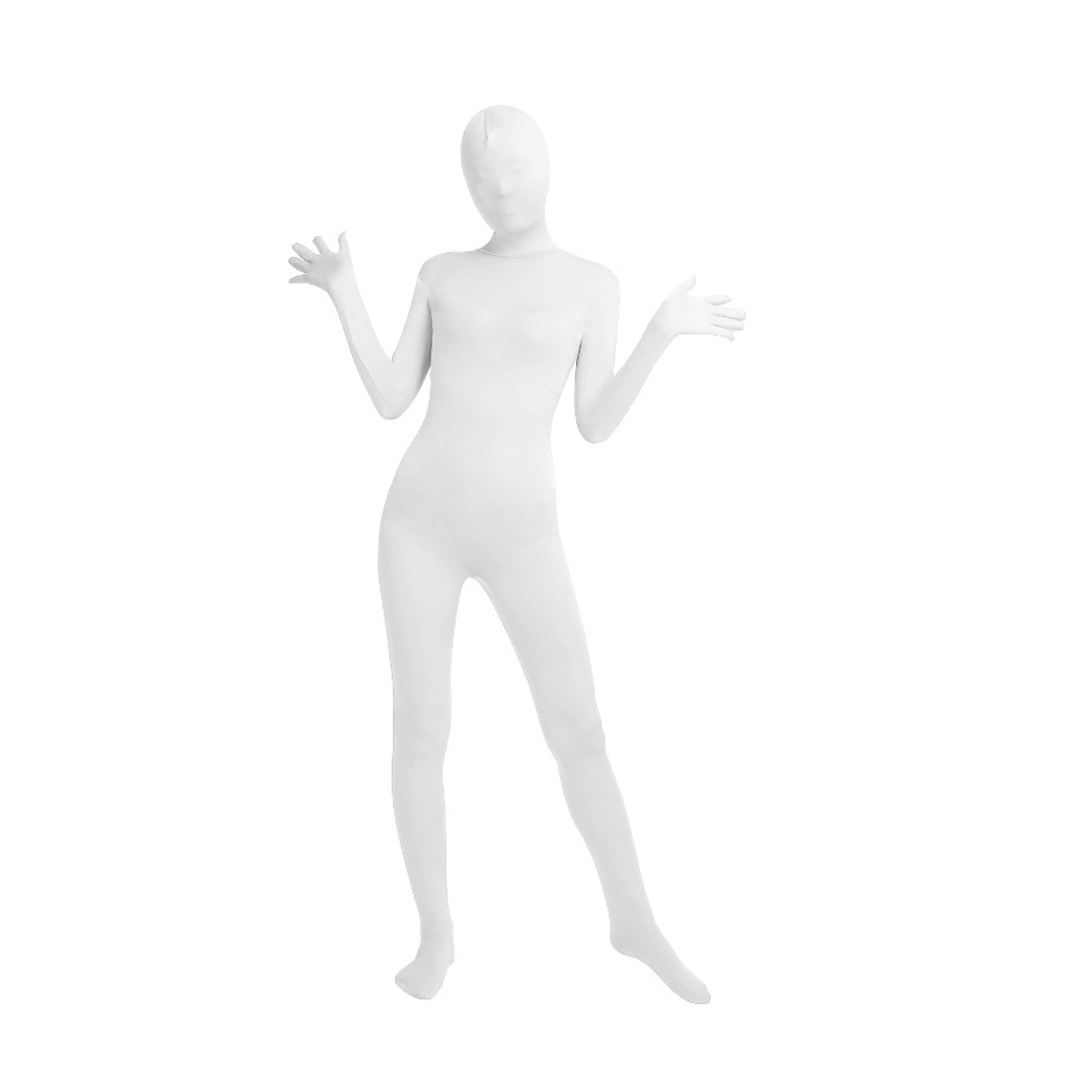 Solid Color Full Cover Lycra Spandex Zentai Bodysuit (Pack of 2)