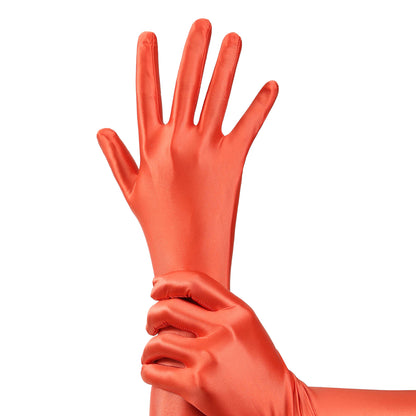 Alecto Series Ultra Thin Glossy Sunscreen Over Elbow Gloves