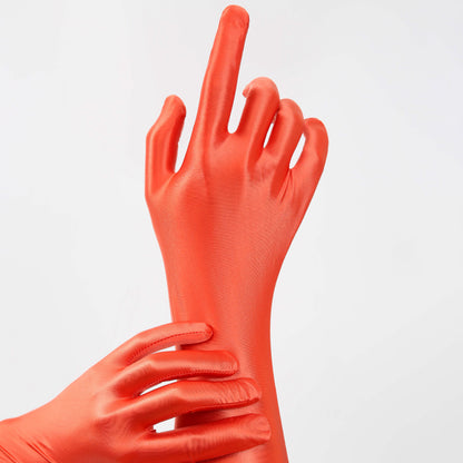 Alecto Series Ultra Thin Glossy Sunscreen Over Elbow Gloves