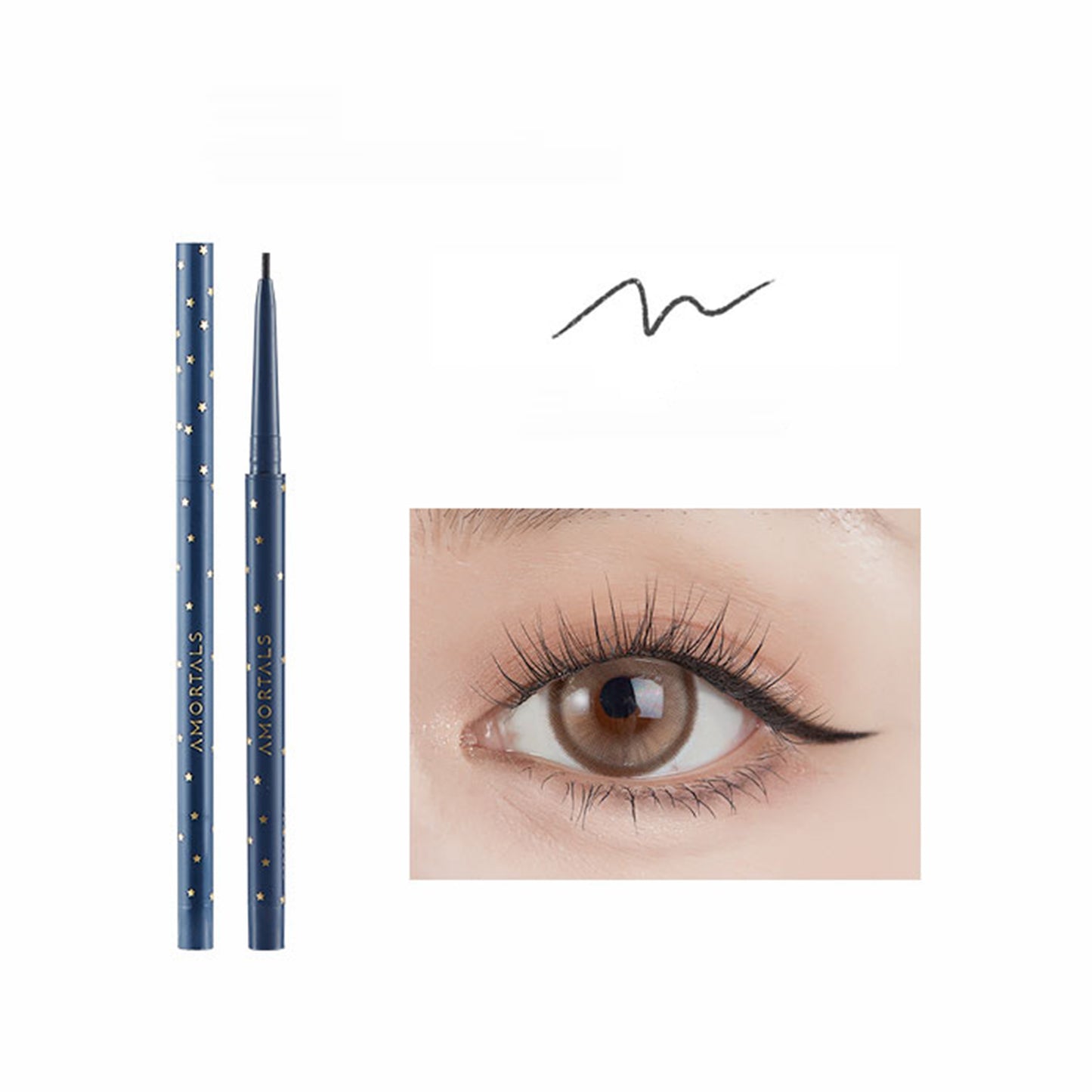 Ultra-Fine Waterproof Eyeliner Pen - Long-Lasting, Smudge-Proof, Sweat-Resistant