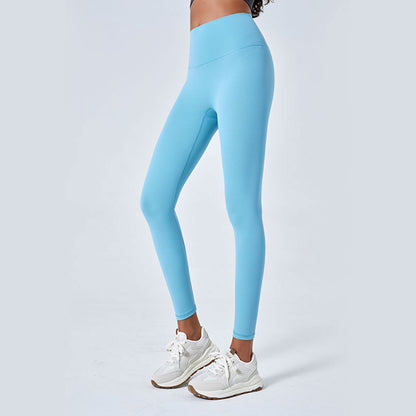 Blue Series High Rise Compression Yoga Sport Legging Pant