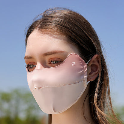 Gradient Ice Silk Sunscreen Mask