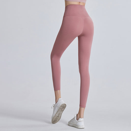 Pink Series High Rise Compression Yoga Sport Legging Pant