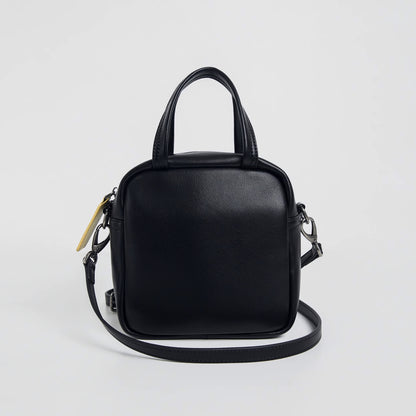 Black Sugar Cream Crossbody Rounded Corner Square Bag