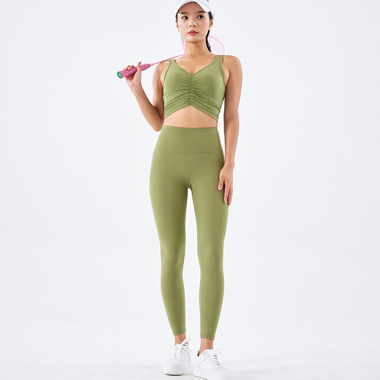 Green Series High Rise Compression Yoga Sport Legging Pant