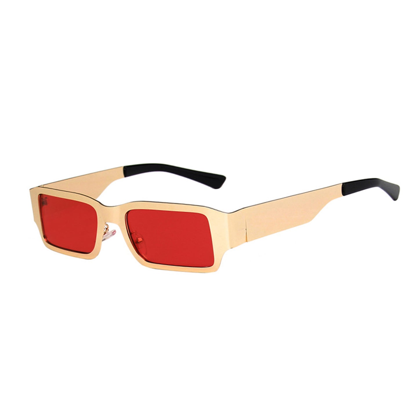 Metal Square Thick Full Frame Sunglasses