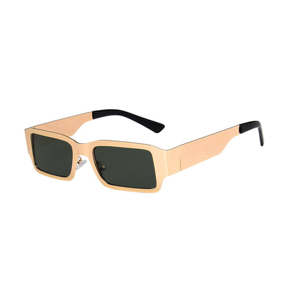 Metal Square Thick Full Frame Sunglasses