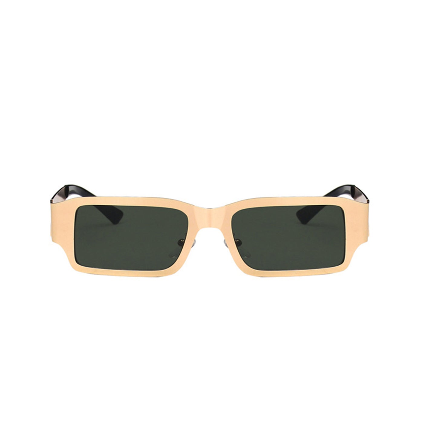 Metal Square Thick Full Frame Sunglasses