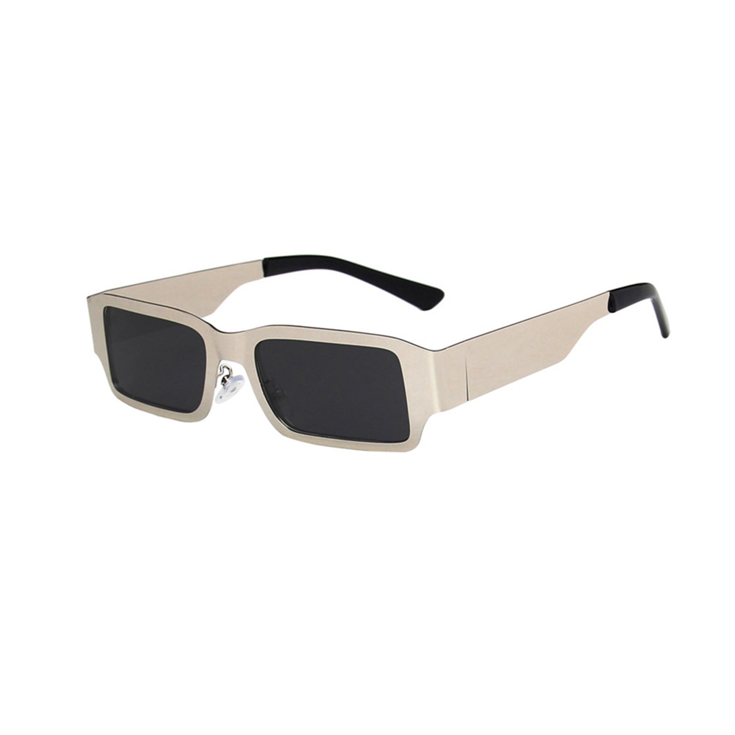 Metal Square Thick Full Frame Sunglasses