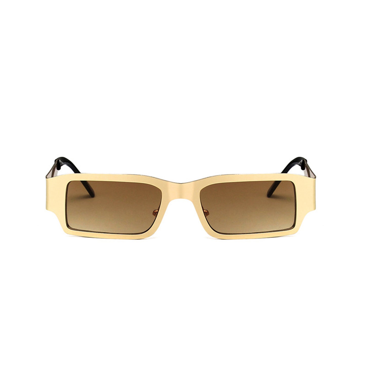 Metal Square Thick Full Frame Sunglasses