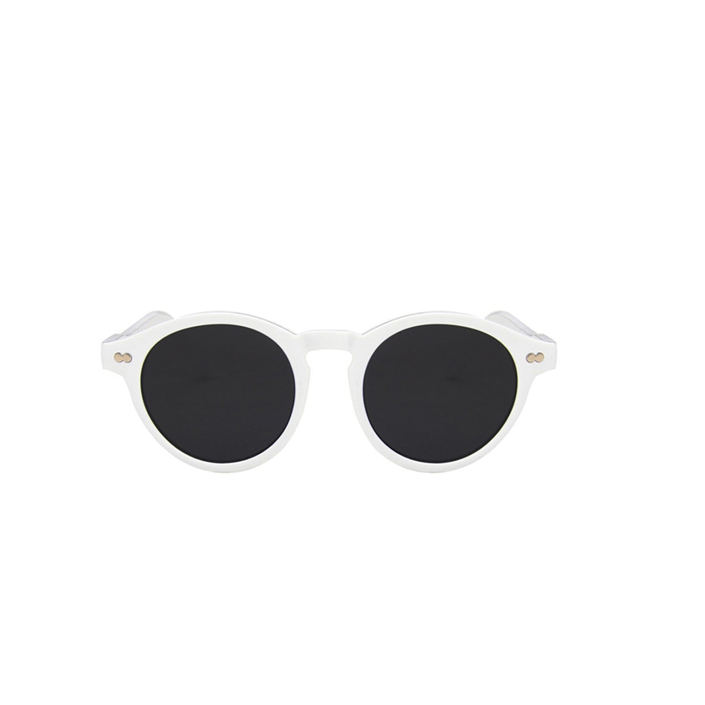 Round Full Thick Frame Sunglasses