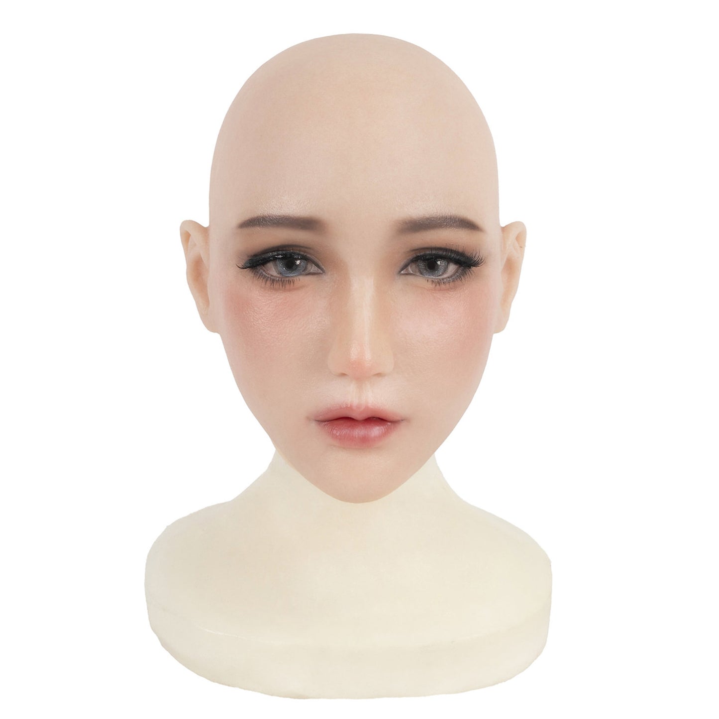 Chin Silicone Realistic Face Female Mask