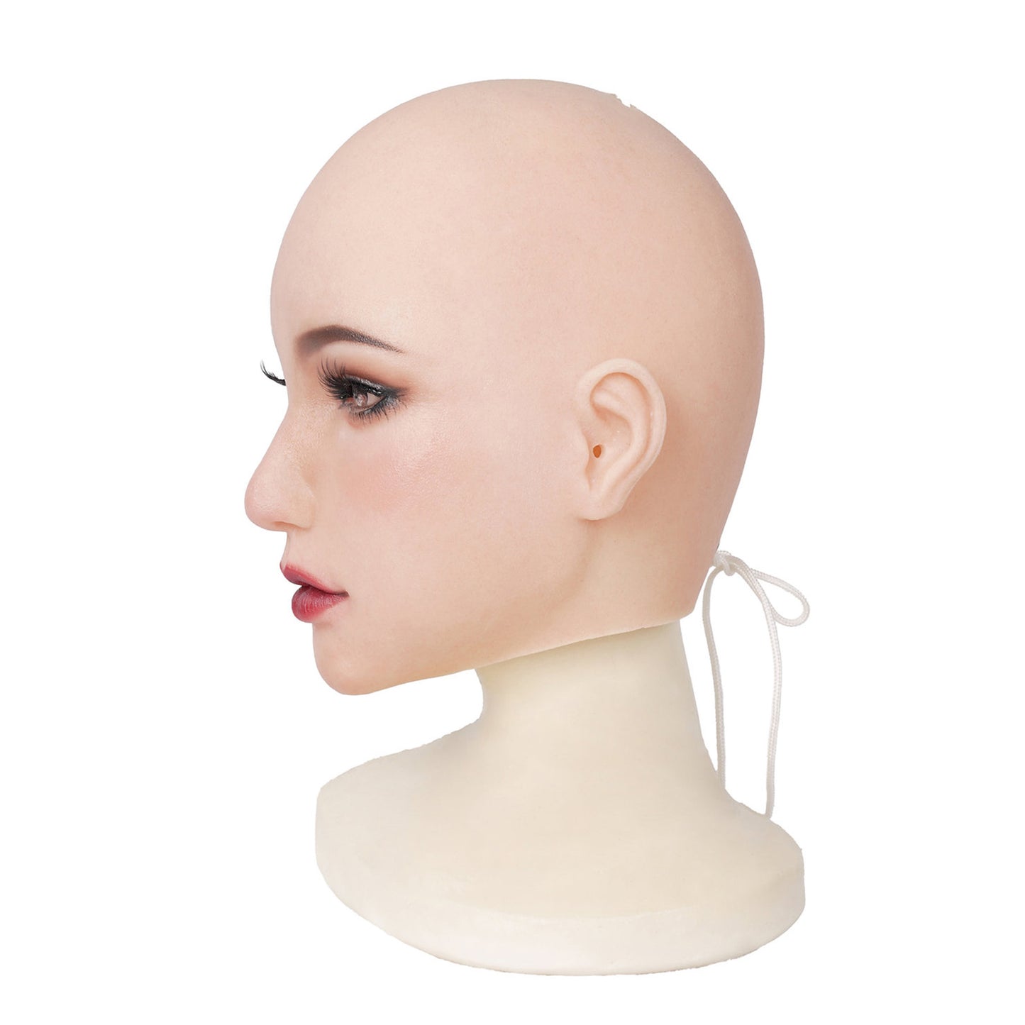 Chin Silicone Realistic Face Female Mask