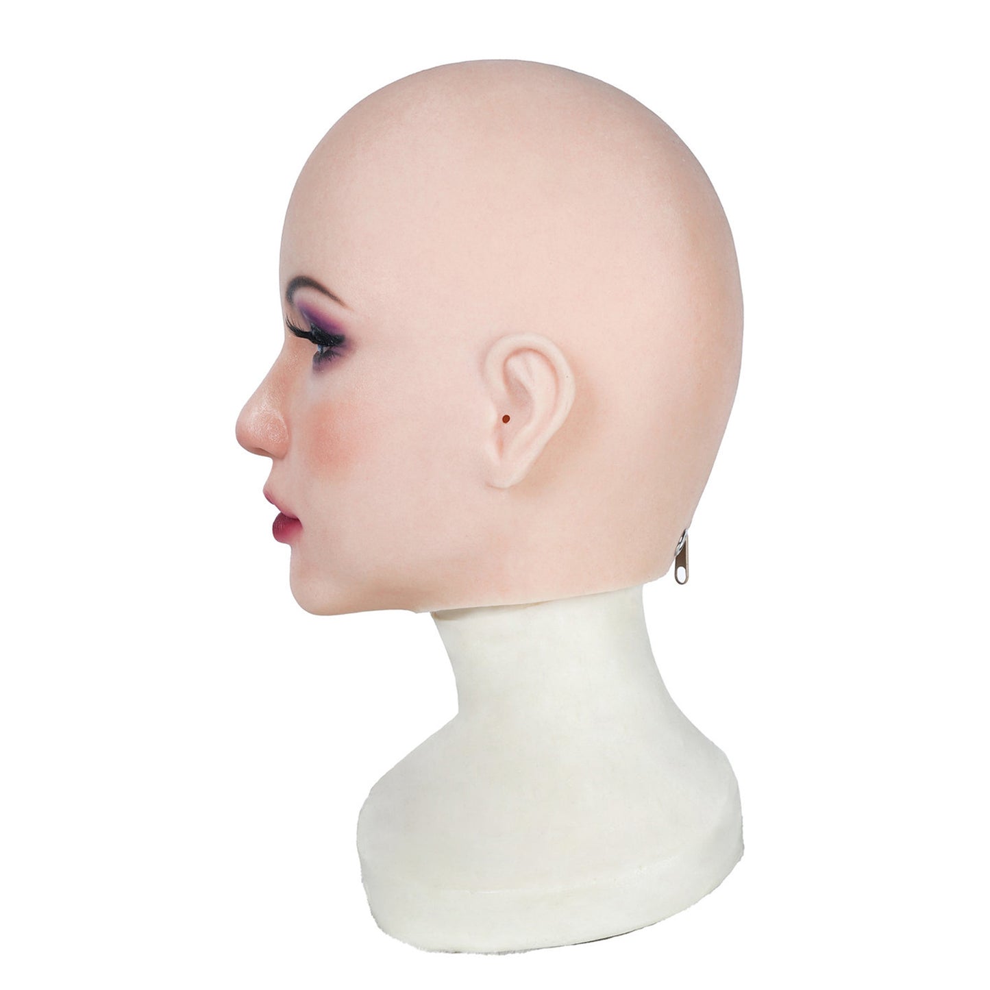 Chin Silicone Realistic Face Female Mask