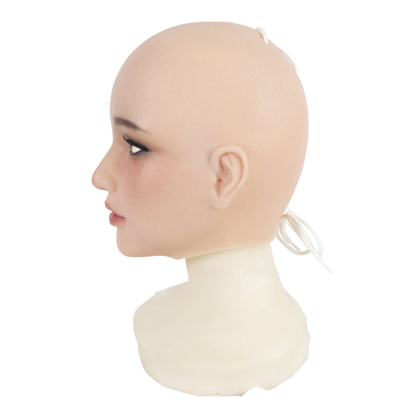 Chin Silicone Realistic Face Female Mask