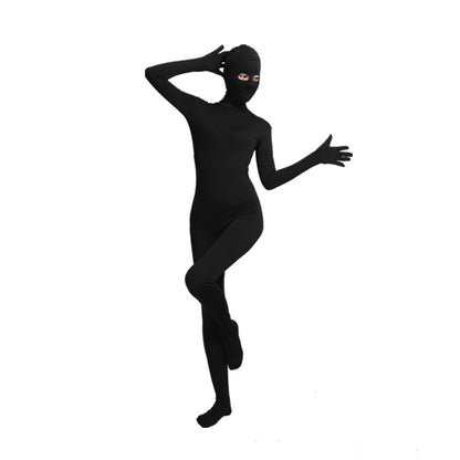 Solid Color Full Cover Open Eyes Lycra Zentai Bodysuit (Pack of 2)