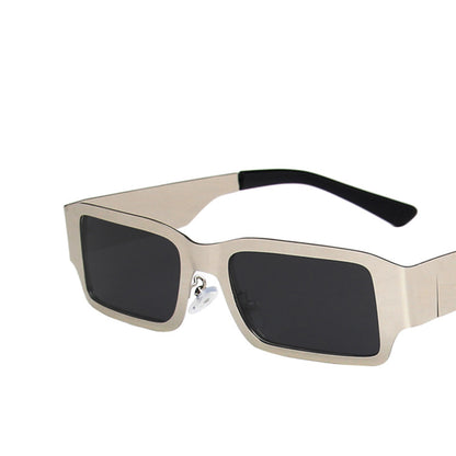 Metal Square Thick Full Frame Sunglasses