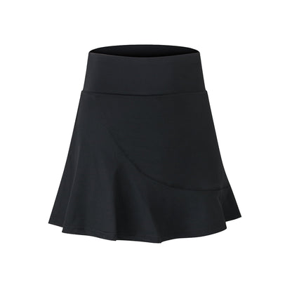 Solid Color High Rise Inner Pocket Sport Skort