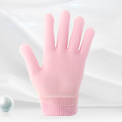 Essential Oil Infused Gel Moisturizing Spa Cotton Wrist Gloves (Pack of 2)